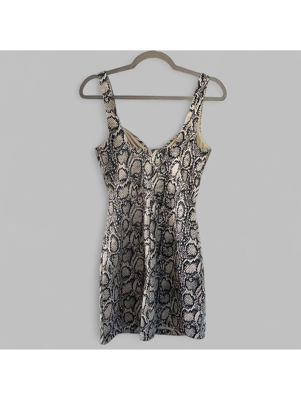 Zara-Animal Print Mini Dress-Size Small-NWT - Picture 8 of 9